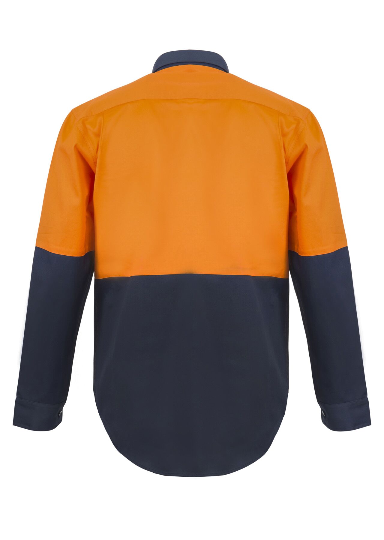 2TONE HALF PLKET SHT W GUSSET