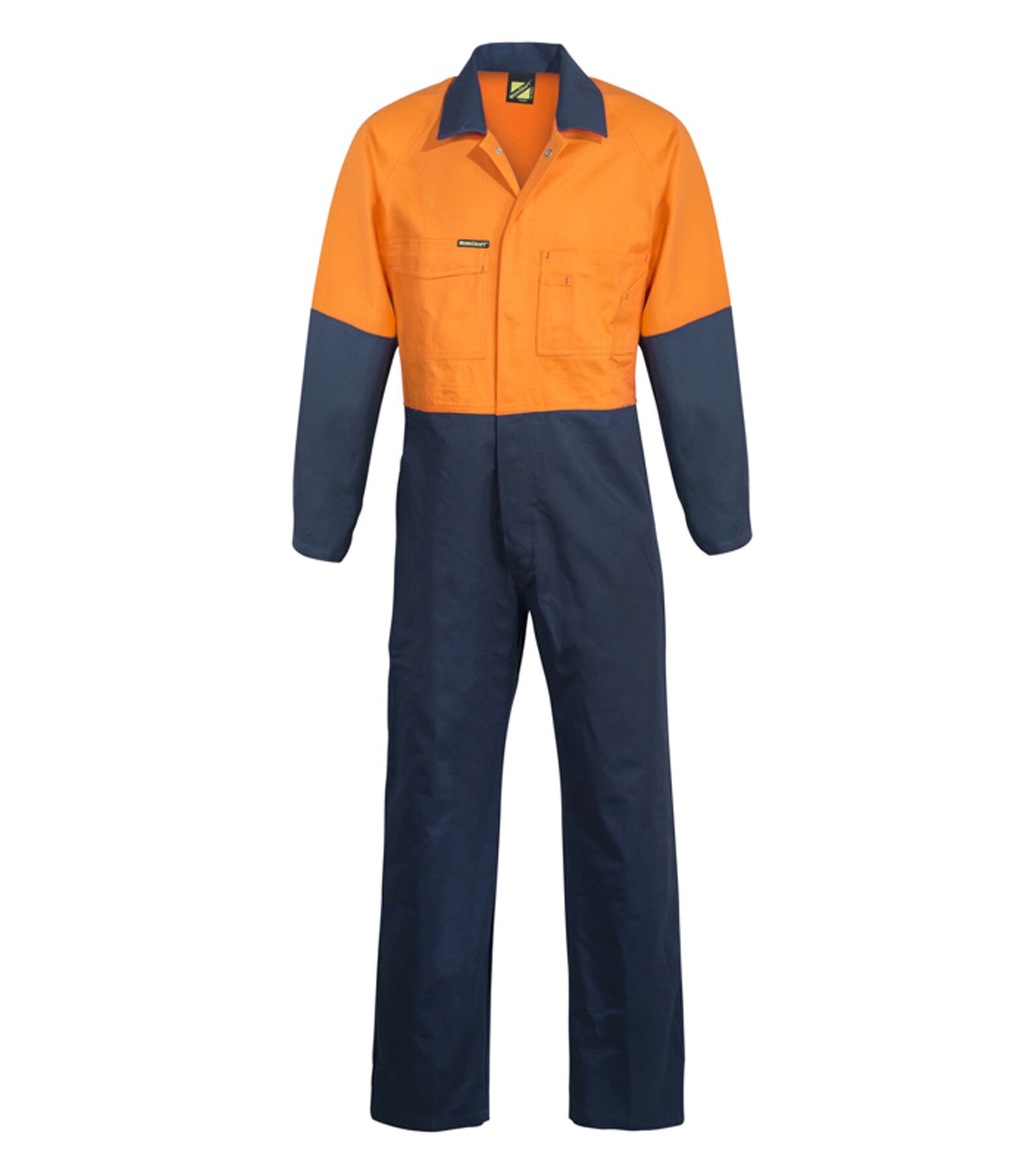 WC3059 HI VIS P/C COVERALLS