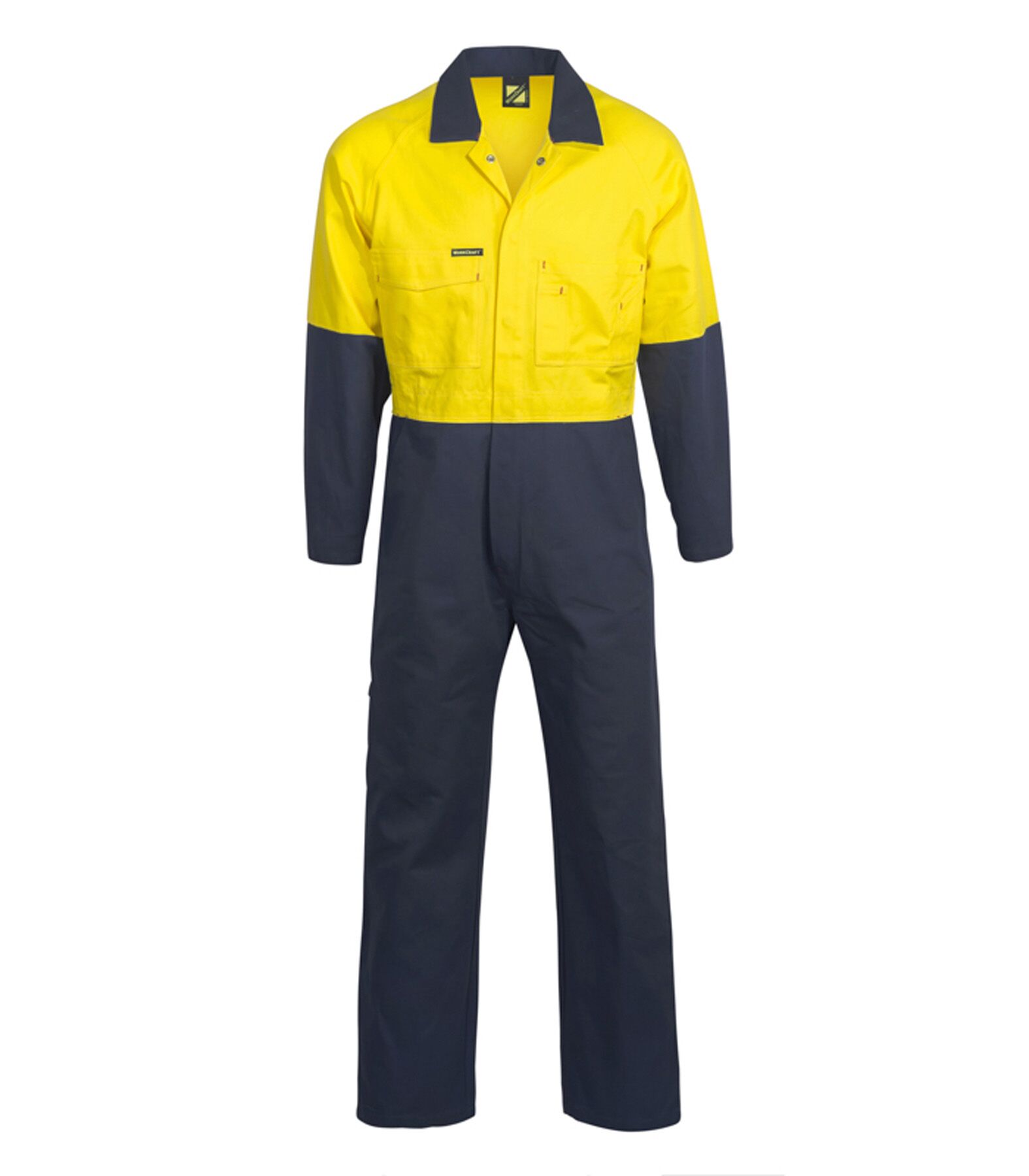 WC3059L HI VIS P/C COVERALLS LONG