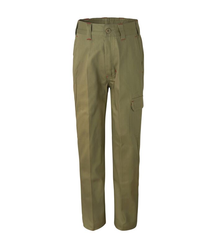 極美品 MHL spinker drill cotton pants 3 KIDS MIDWEIGHT CARGO COTTON DRILL TROUSER - workcraft