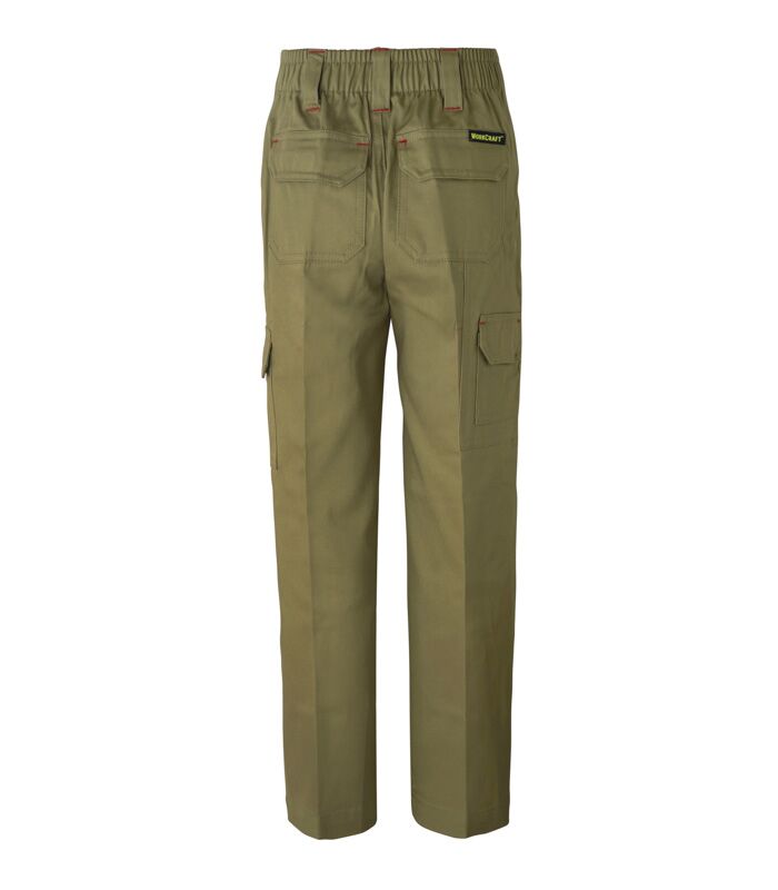 極美品 MHL spinker drill cotton pants 3 3 X HEAVY WEIGHT WORK TRADIES COTTON DRILL PANT - NAVY/WHITE