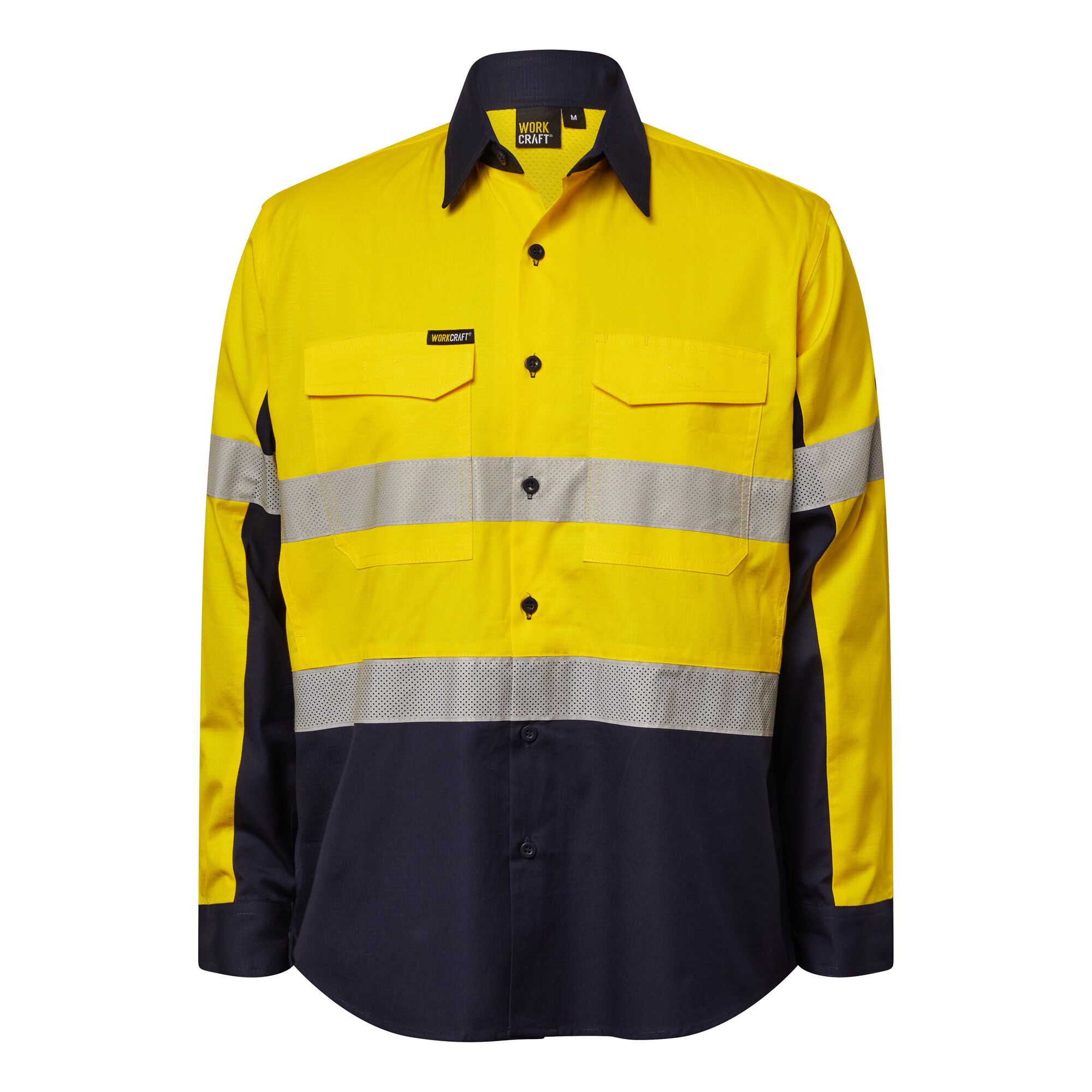 WS6068 RIPSTOP LS VENTED SHIRT W/TAPE