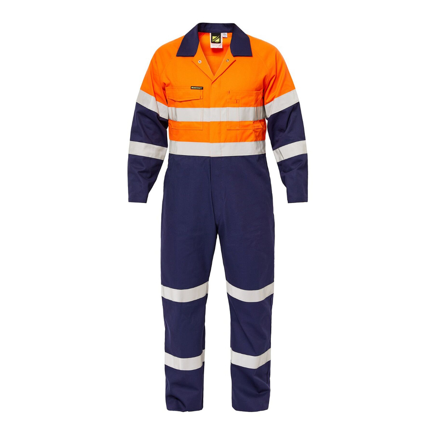 WC3063 HI VIS COVERALL IND TAPE
