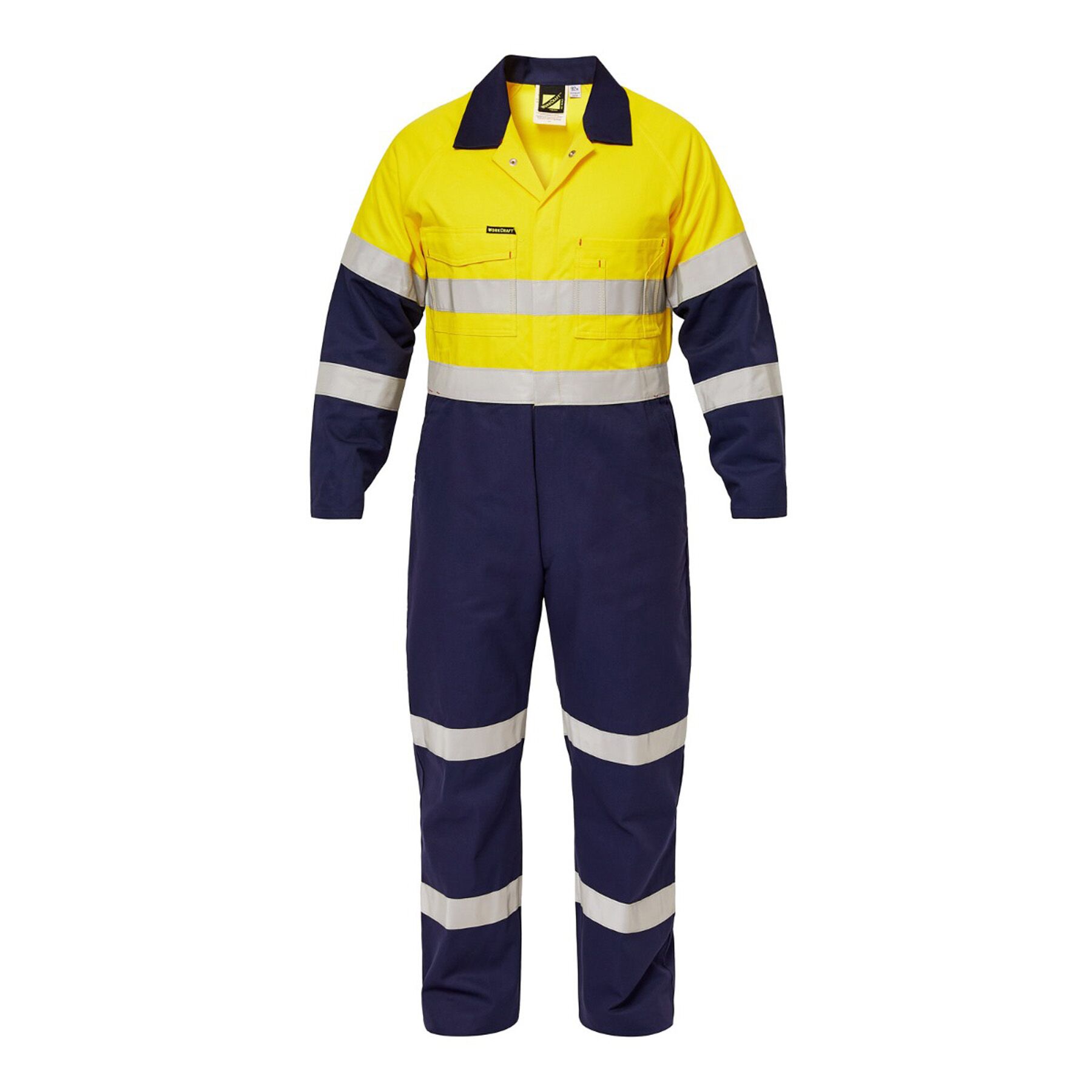 WC3063L HI VIS COVERALL IND TAPE
