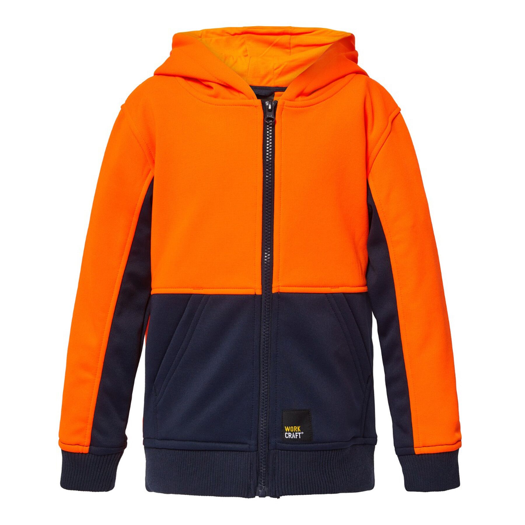 【HI FI FNK】Kerry Warm Hooded Zip Up Hi-Vis Full-Zip Hoodie for Work (8425) | Samco